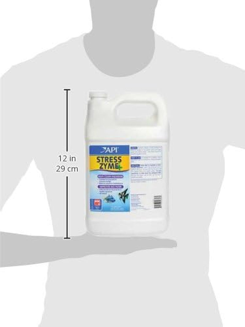 Stress Zyme Bacterial Cleaner, Freshwater and Saltwater Aquarium Water Cleaning Solution