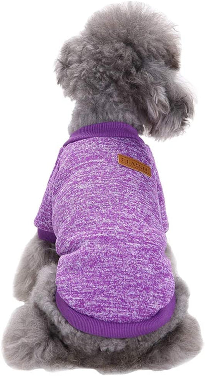 Pet Dog Sweater Warm Dog Pajamas Soft Cat Sweater Puppy Clothes Small Dogs Sweater Winter Doggie Sweatshirt