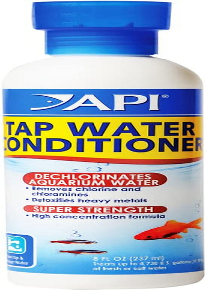 TAP Water Conditioner, Instantly Neutralizes Chlorine, Chloramines and Other Chemicals to Make Tap Water Safe for Fish, Highly Concentrated, Use When Adding or Changing Water and When Adding Fish