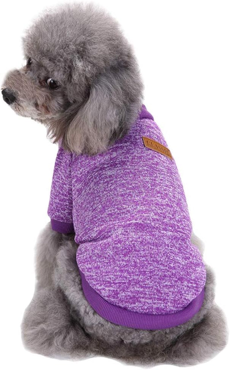 Pet Dog Sweater Warm Dog Pajamas Soft Cat Sweater Puppy Clothes Small Dogs Sweater Winter Doggie Sweatshirt