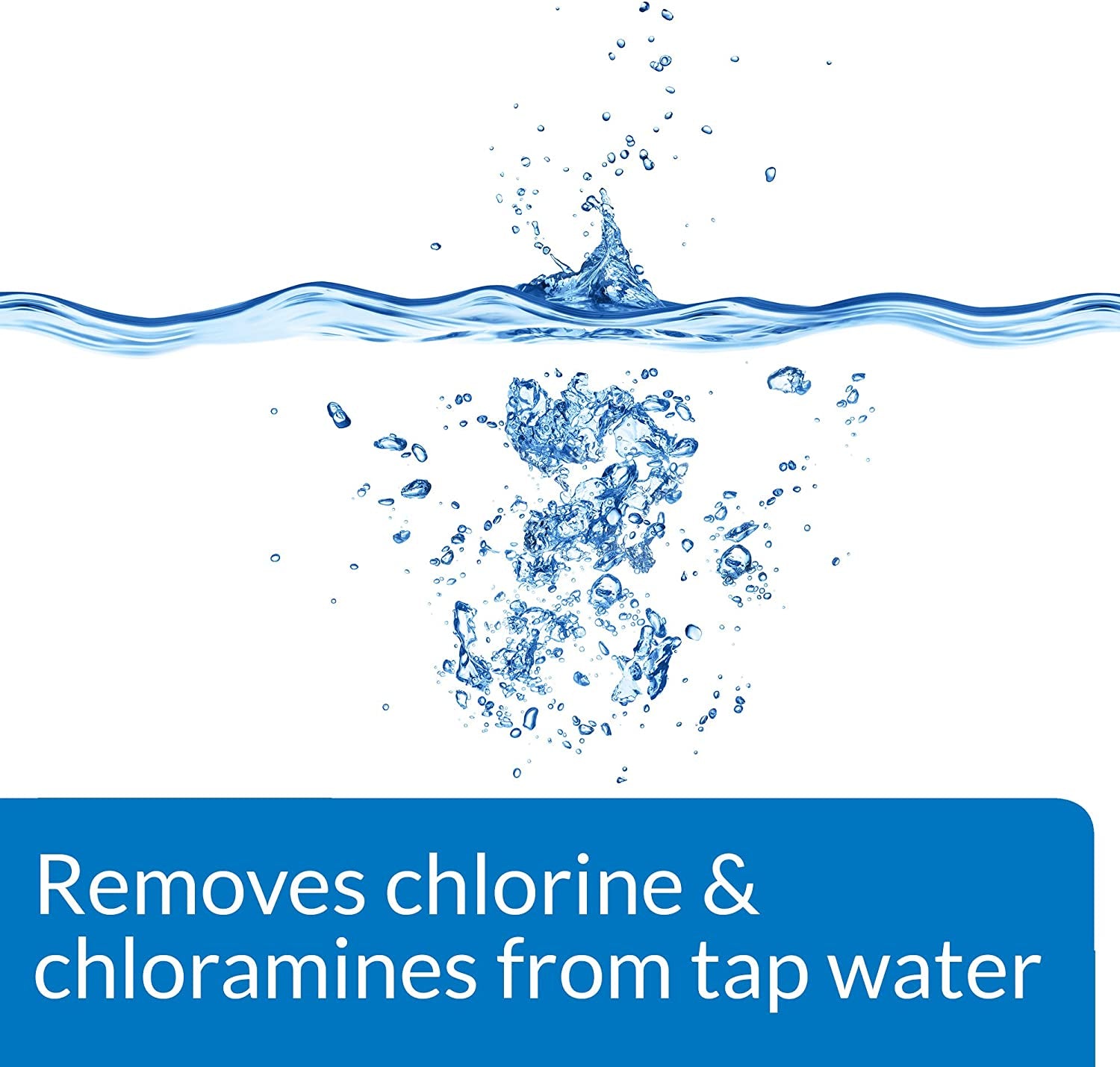 TAP Water Conditioner, Instantly Neutralizes Chlorine, Chloramines and Other Chemicals to Make Tap Water Safe for Fish, Highly Concentrated, Use When Adding or Changing Water and When Adding Fish